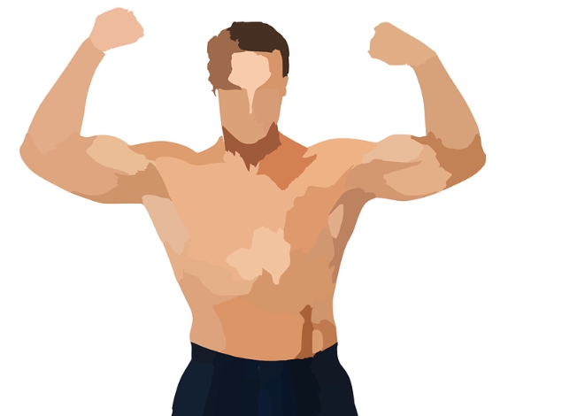 a muscular figure